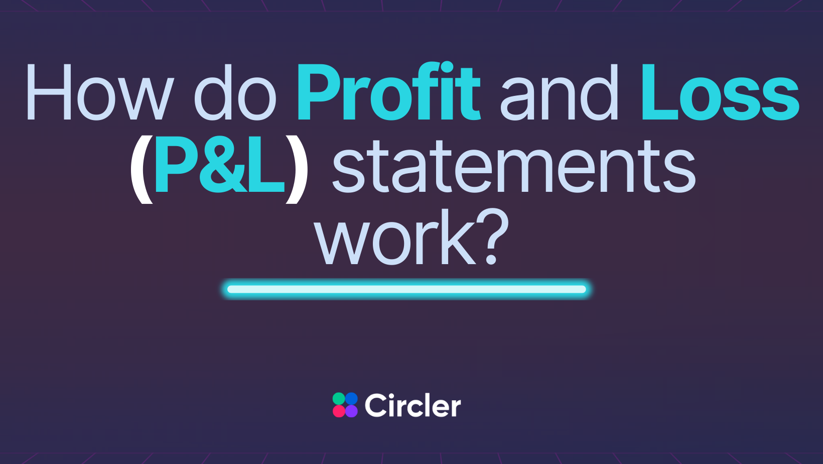 How do profit and loss (P&L) statements work?